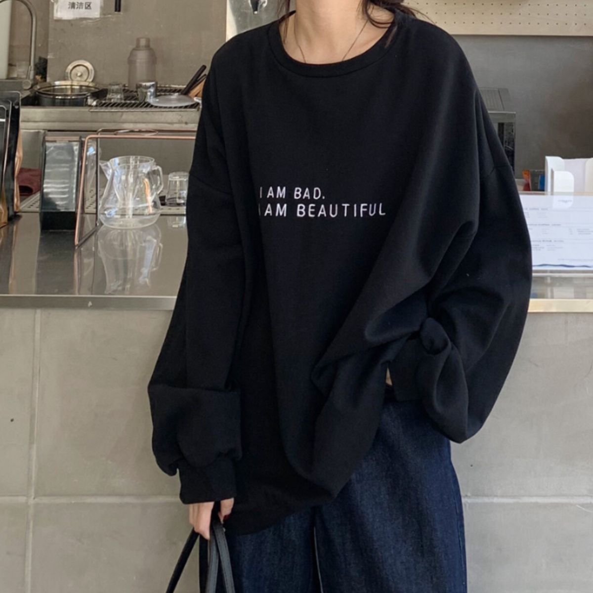 Tops/裏起毛ロゴトレーナー ST/No.22073