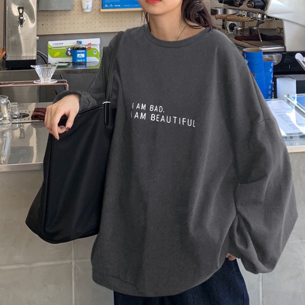 Tops/裏起毛ロゴトレーナー ST/No.22073