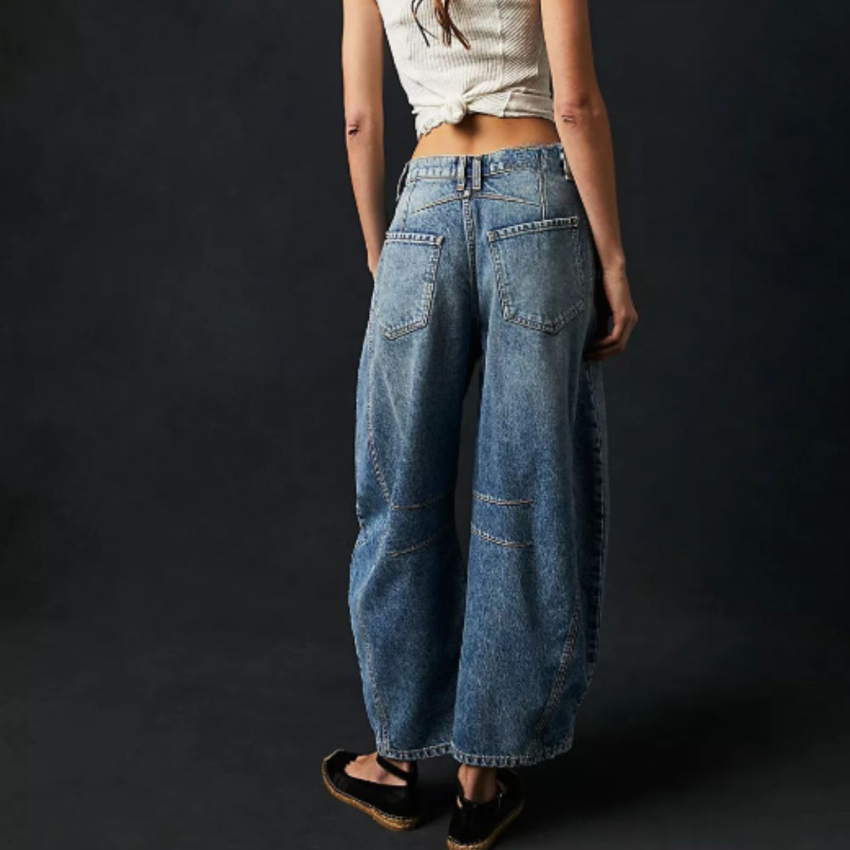 Pants/バレルレッグロングパンツ ST/No.22074