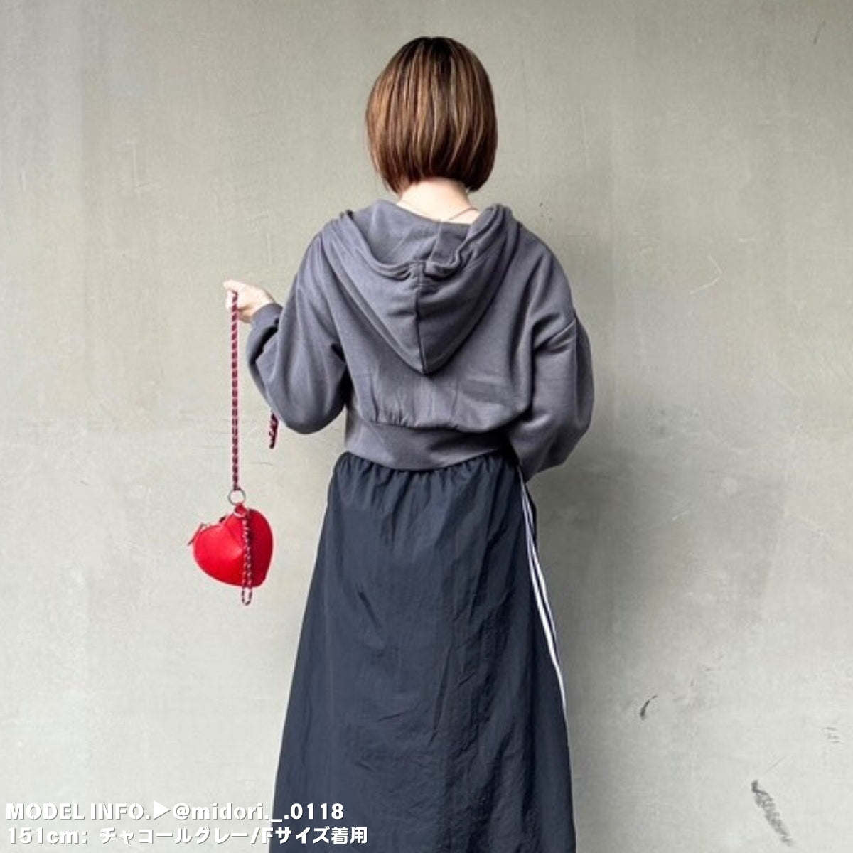 Parka/ショートスウェットジップパーカー ST/No.22083