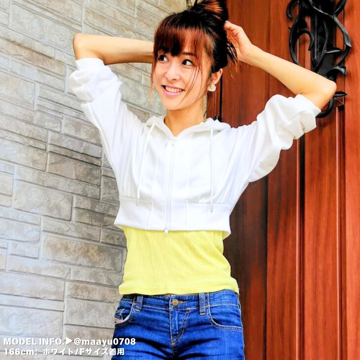 Parka/ショートスウェットジップパーカー ST/No.22083