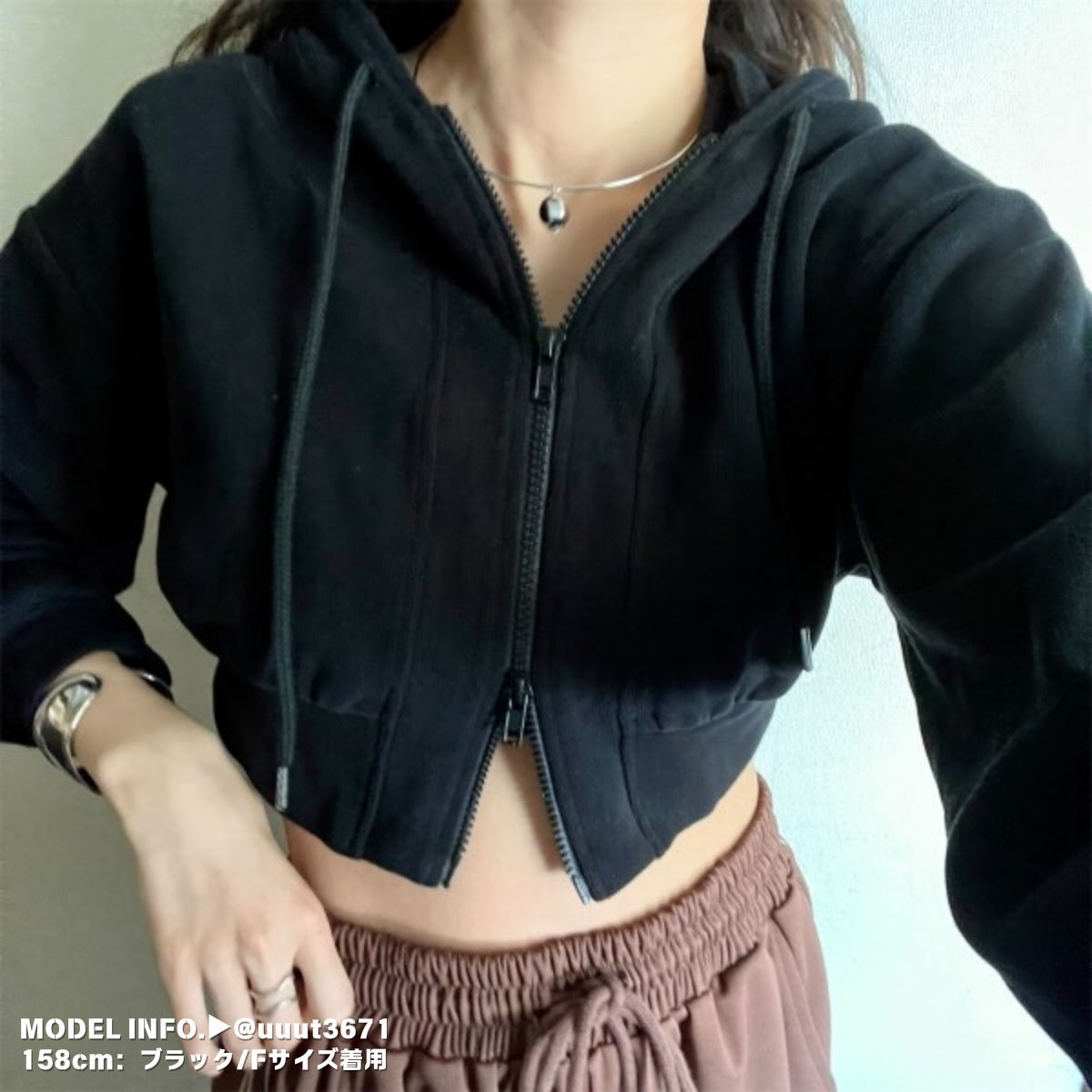 Parka/ショートスウェットジップパーカー ST/No.22083
