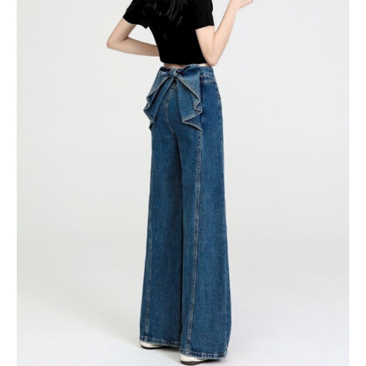 Pants/バックリボンストレートデニム ST/No.22137