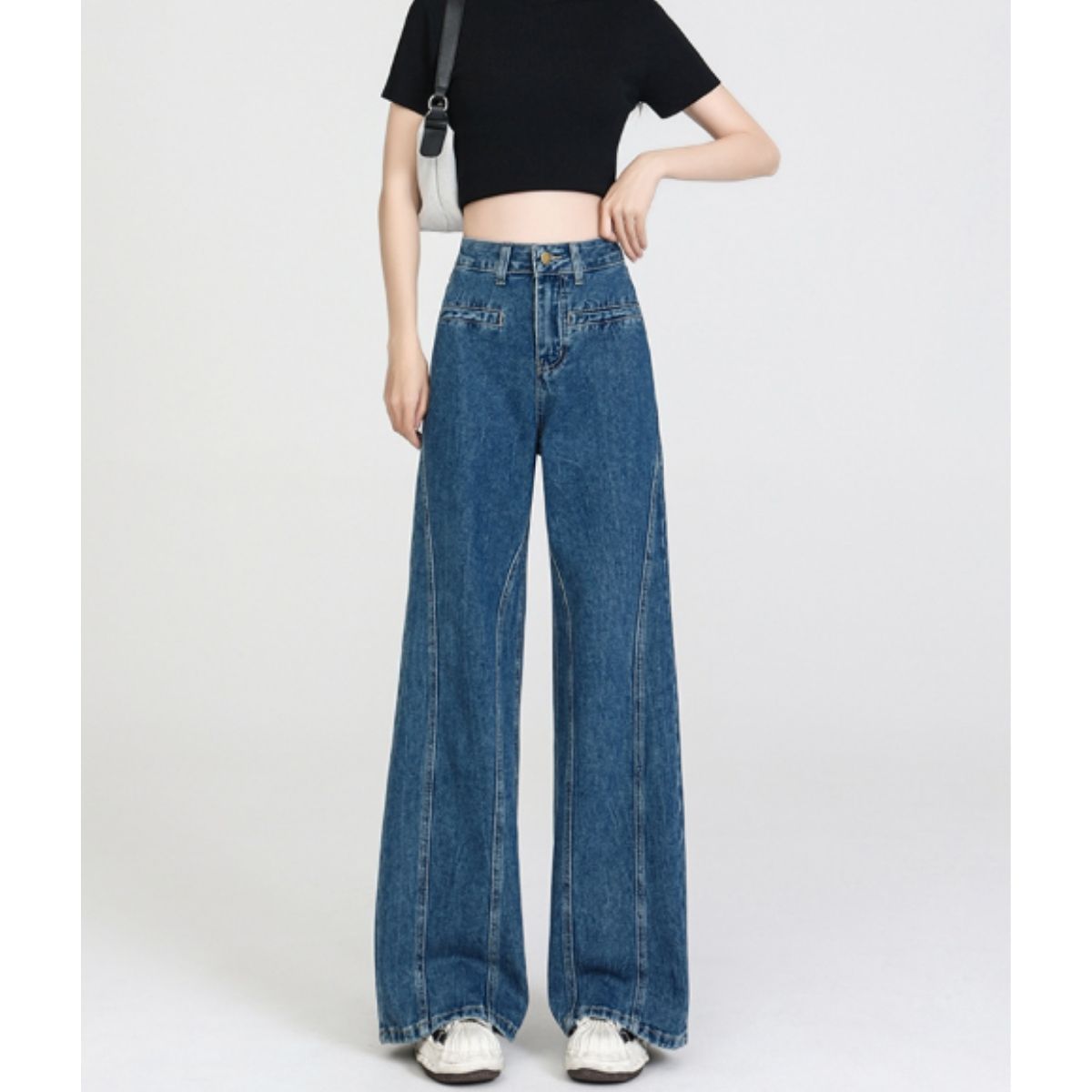Pants/バックリボンストレートデニム ST/No.22137
