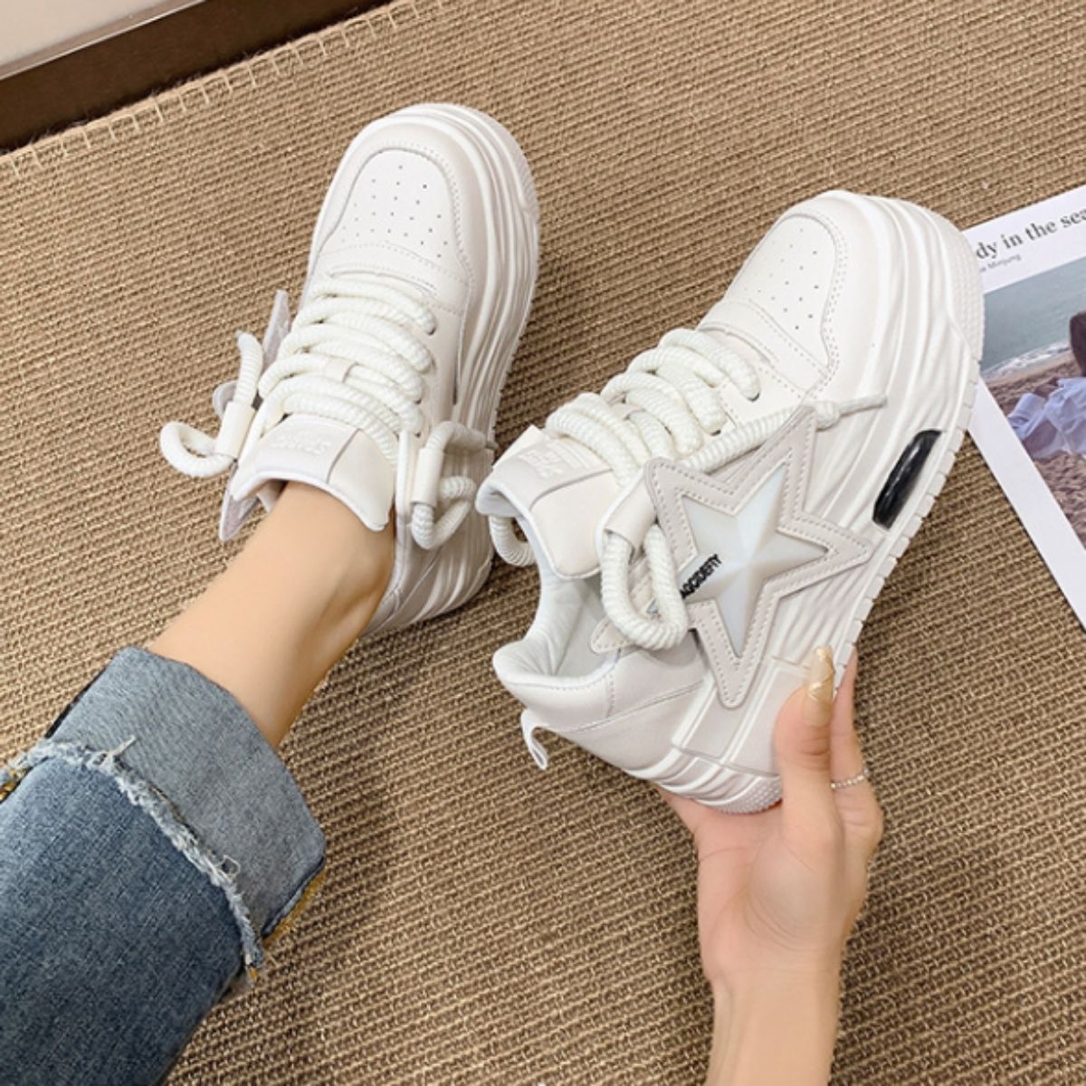 Sneaker/スターモチーフダッドシューズ ST/No.22143