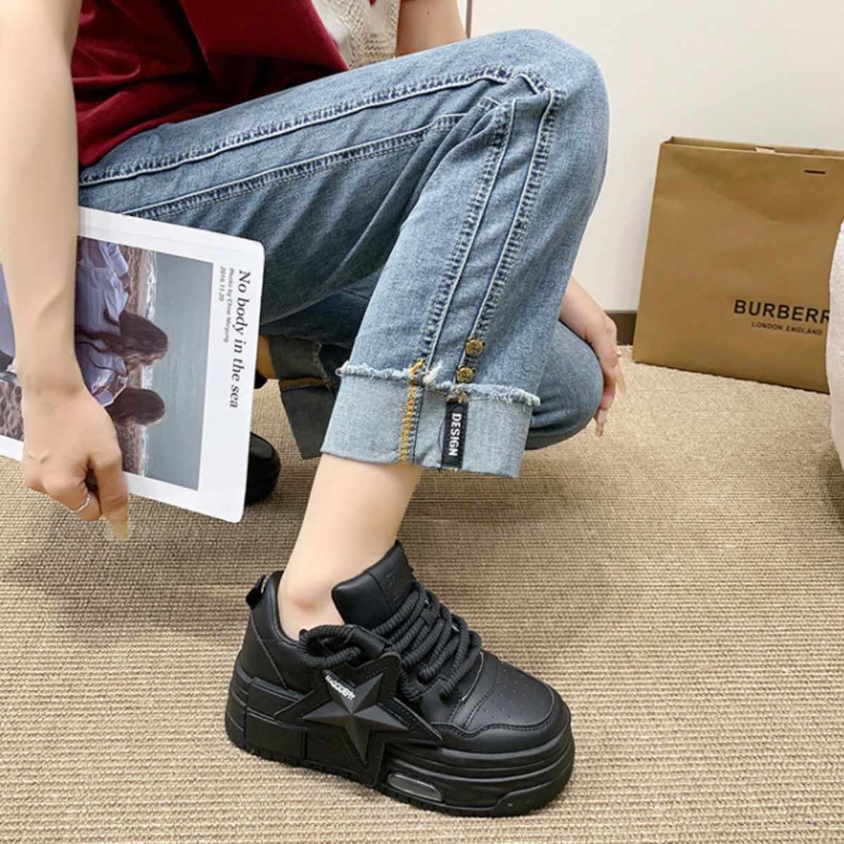 Sneaker/スターモチーフダッドシューズ ST/No.22143