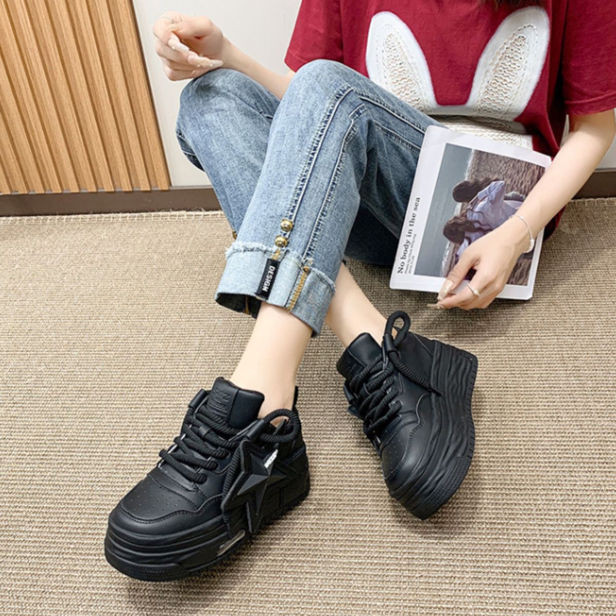 Sneaker/スターモチーフダッドシューズ ST/No.22143