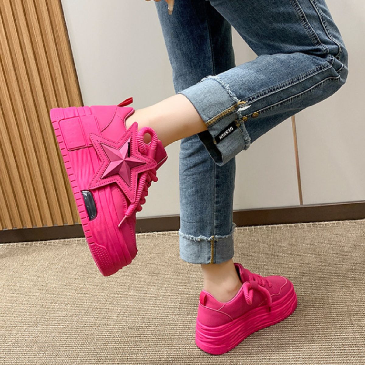 Sneaker/スターモチーフダッドシューズ ST/No.22143
