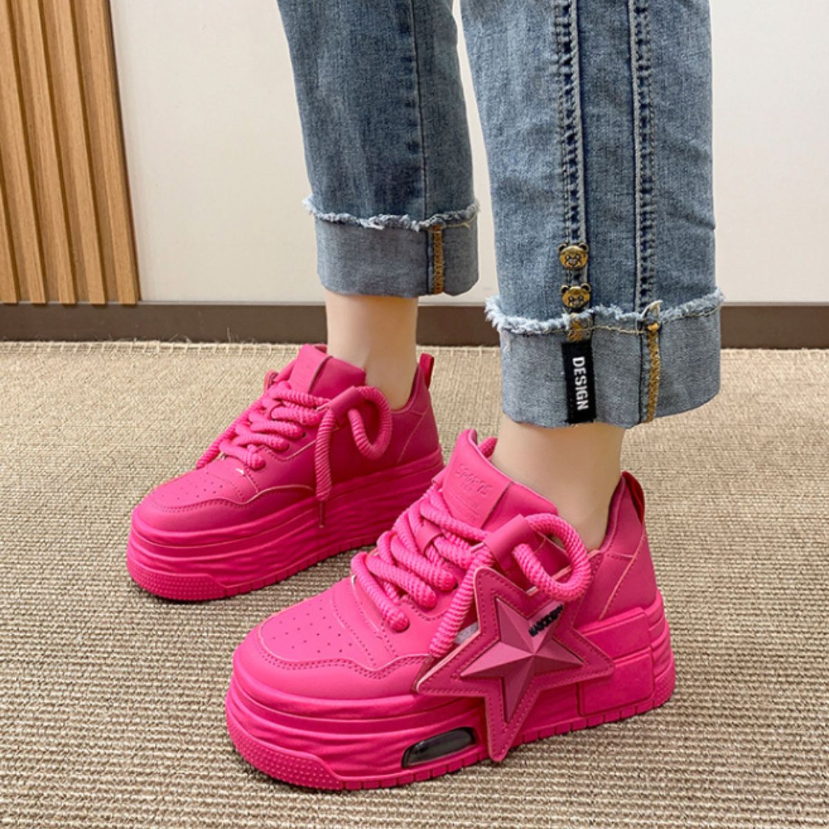 Sneaker/スターモチーフダッドシューズ ST/No.22143