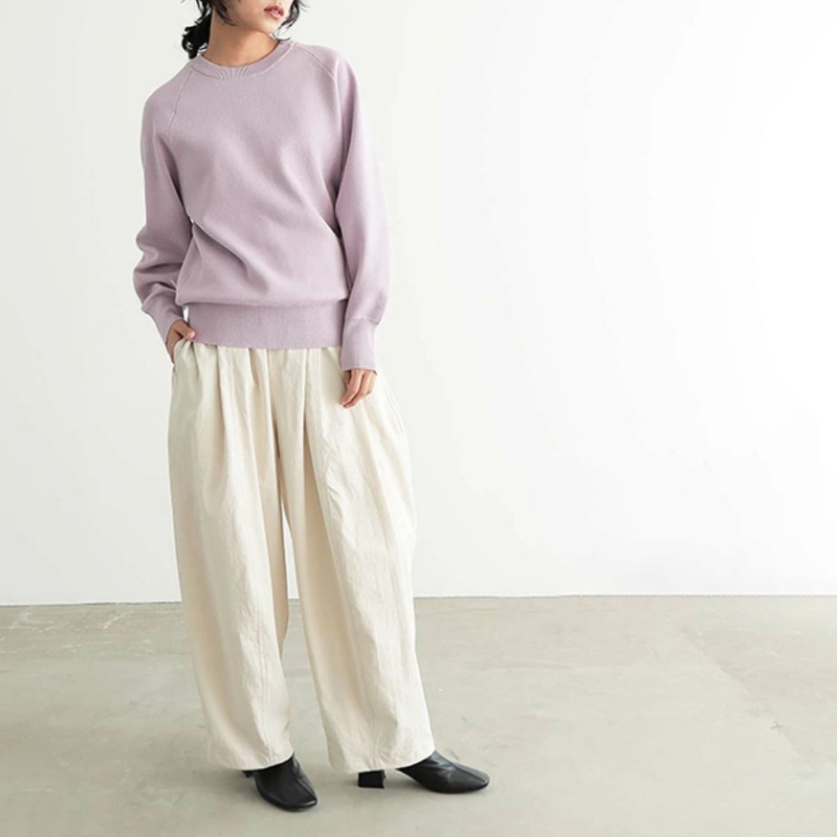 Pants/ナチュラルワイドゆるパン ST/No.22166