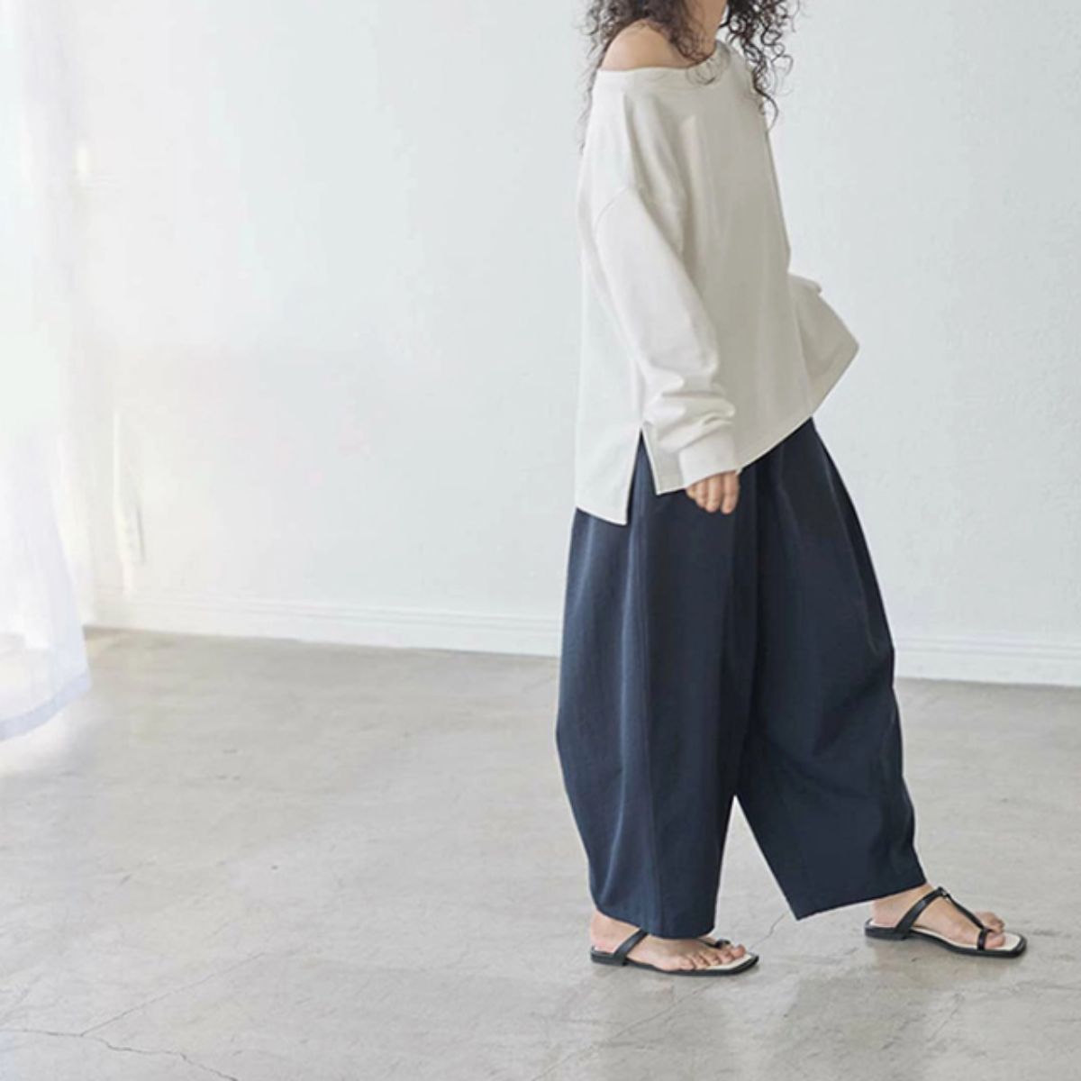 Pants/ナチュラルワイドゆるパン ST/No.22166