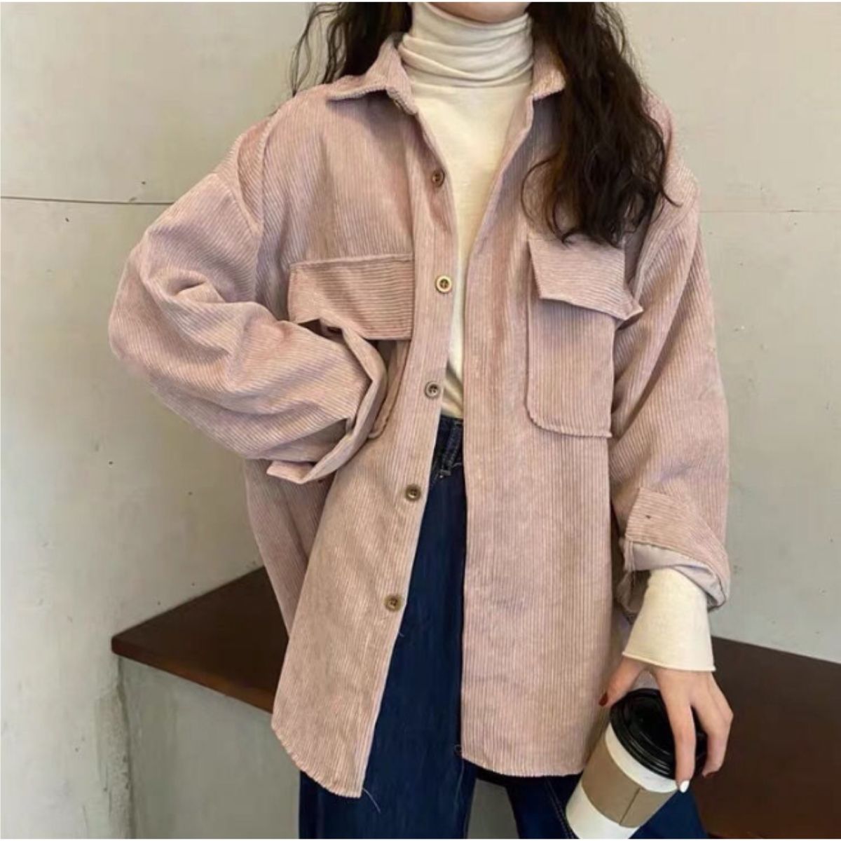 Shirts/コーデュロイオーバーシャツ ST/No.22185