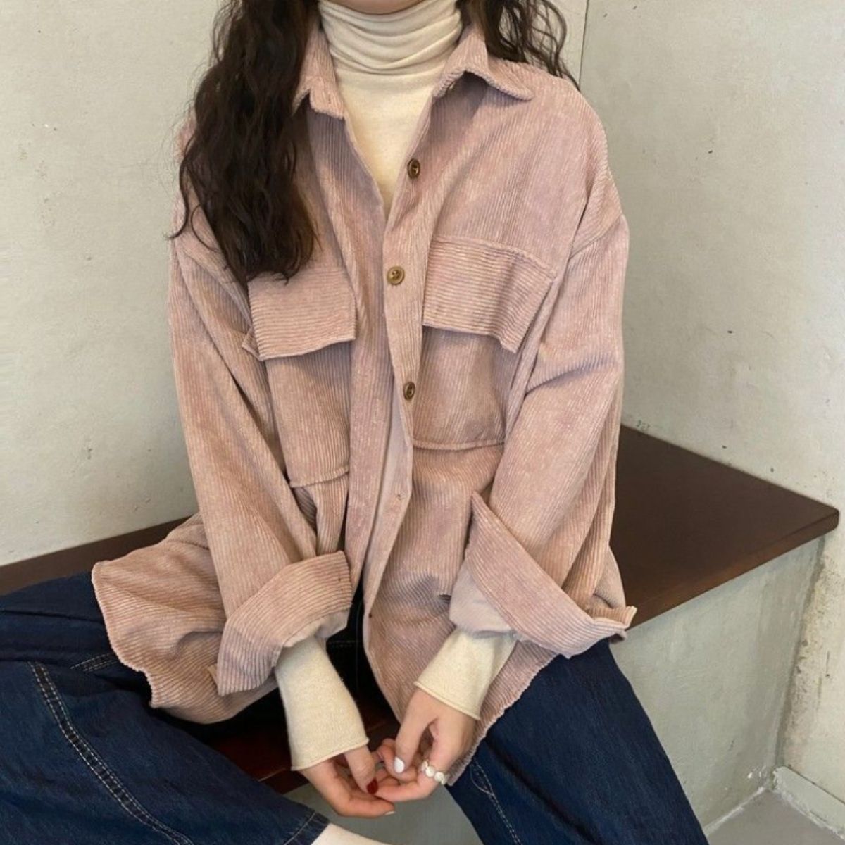 Shirts/コーデュロイオーバーシャツ ST/No.22185