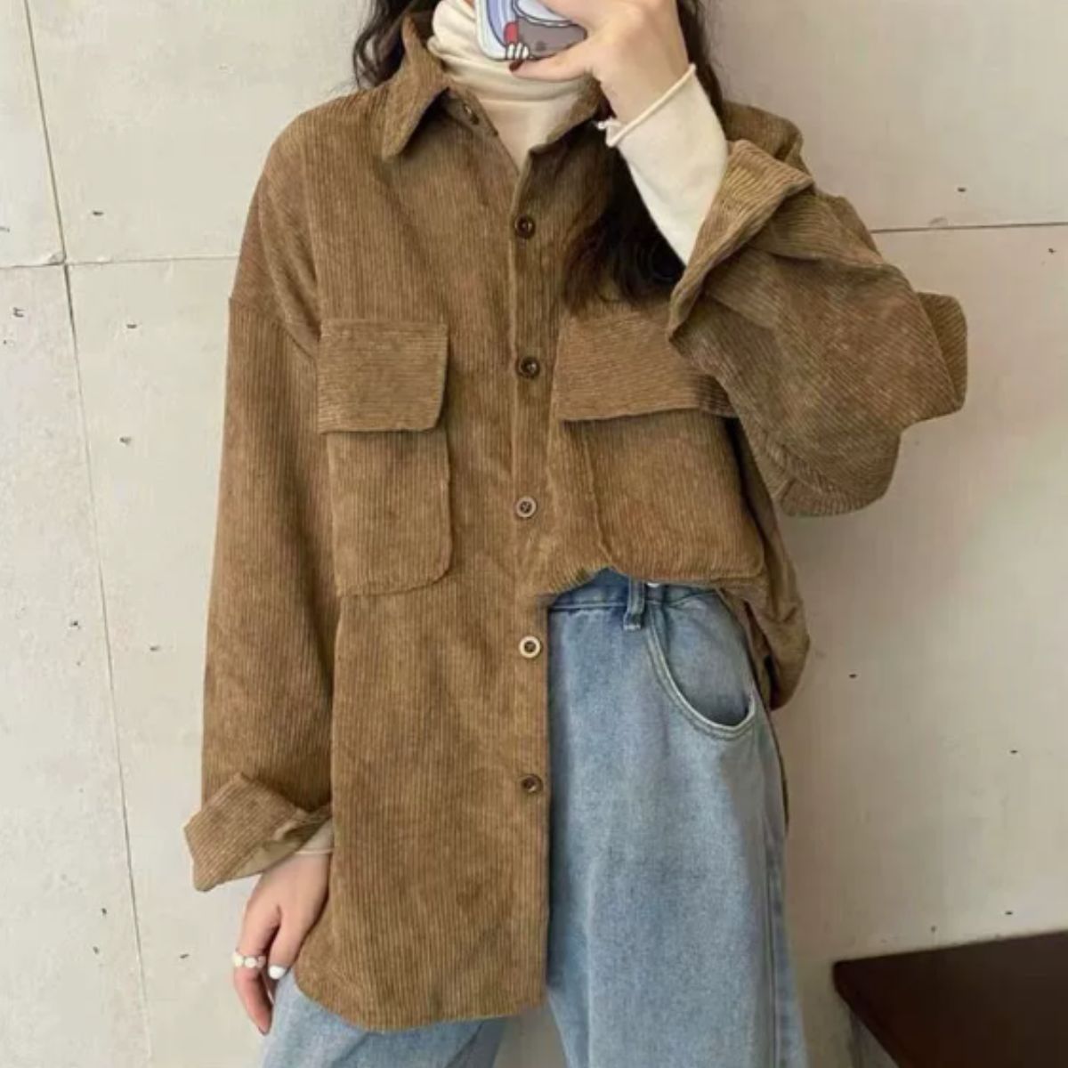 Shirts/コーデュロイオーバーシャツ ST/No.22185