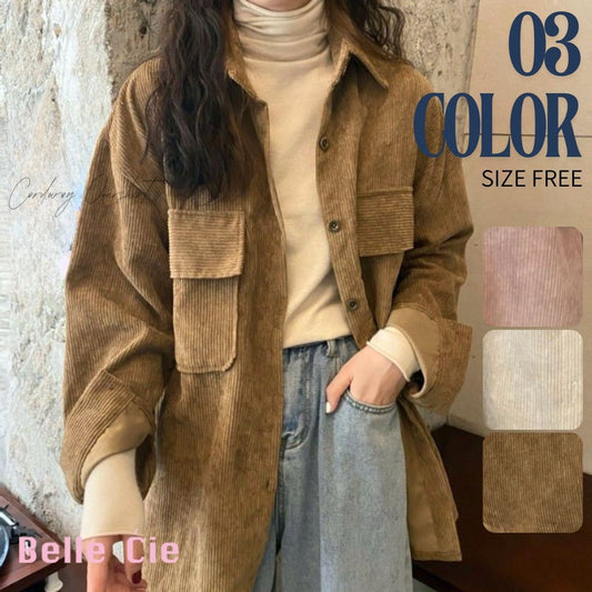 Shirts/コーデュロイオーバーシャツ ST/No.22185