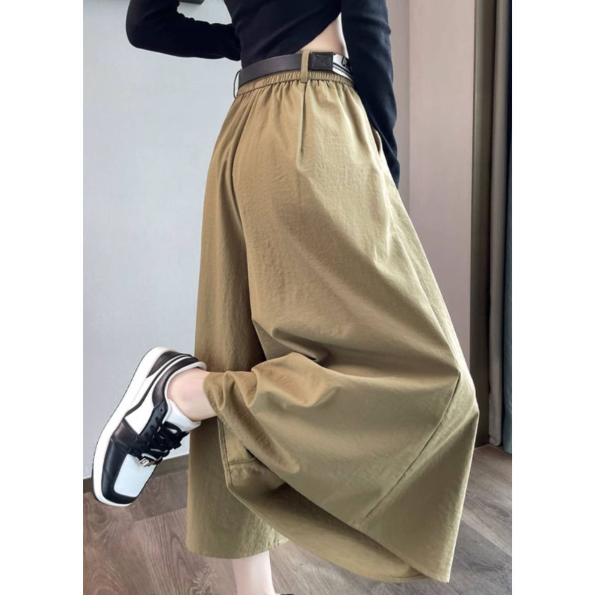 Pants/ロゴベルトリラックススカーチョ ST/No.22190