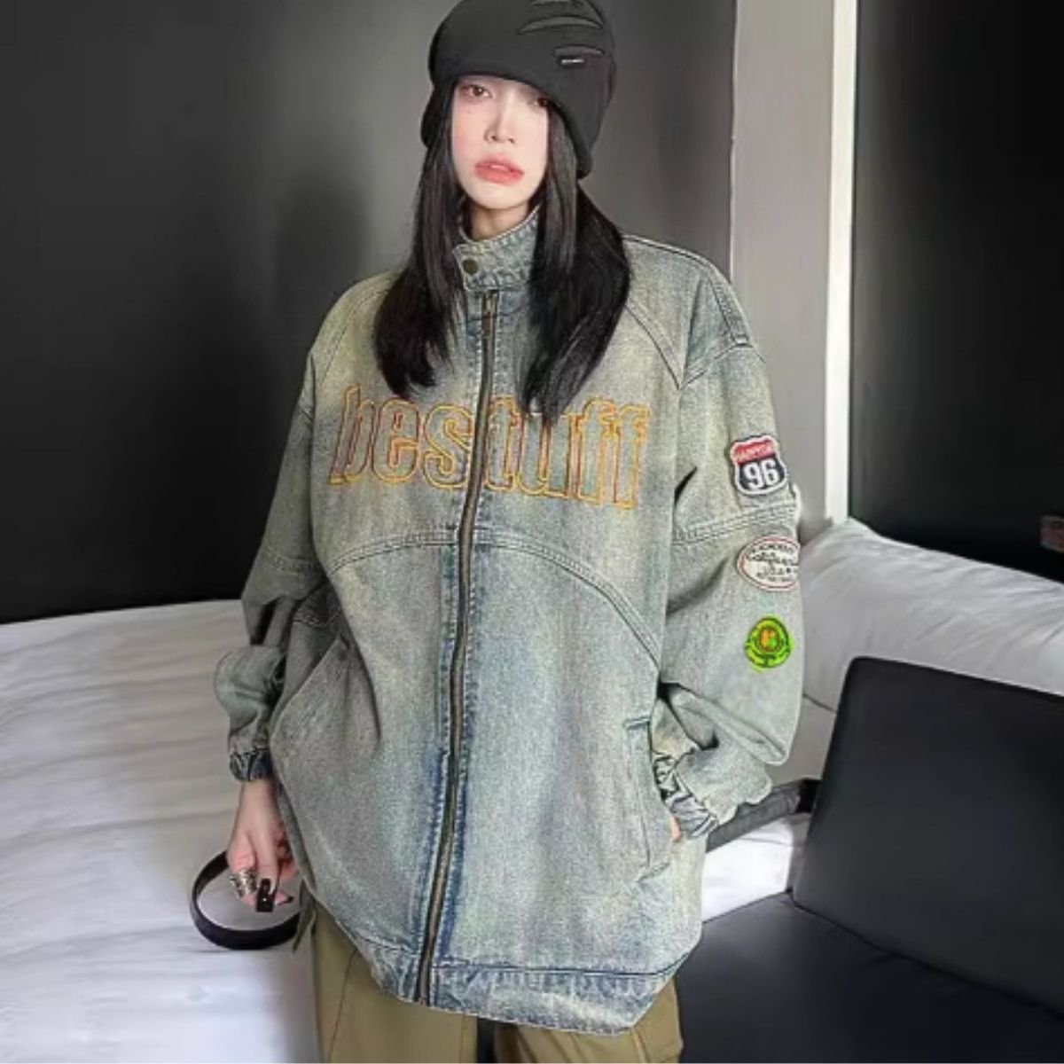 Jacket/ワッペン付きGジャン ST/No.22203