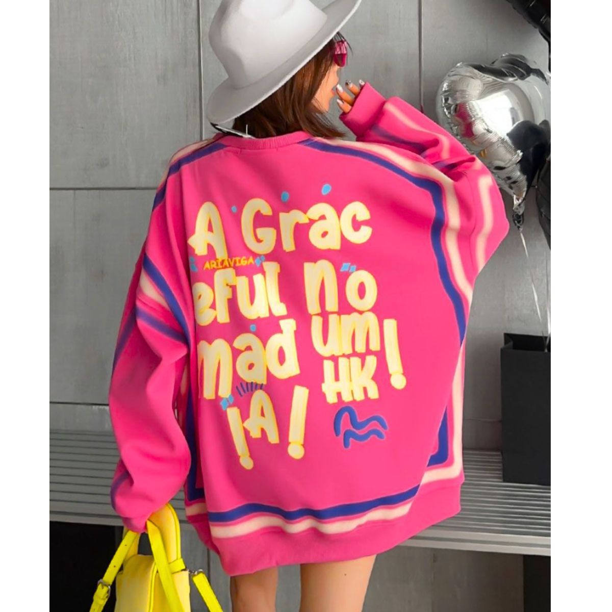 Tops/POPビッグシルエットトレーナー ST/No.22208