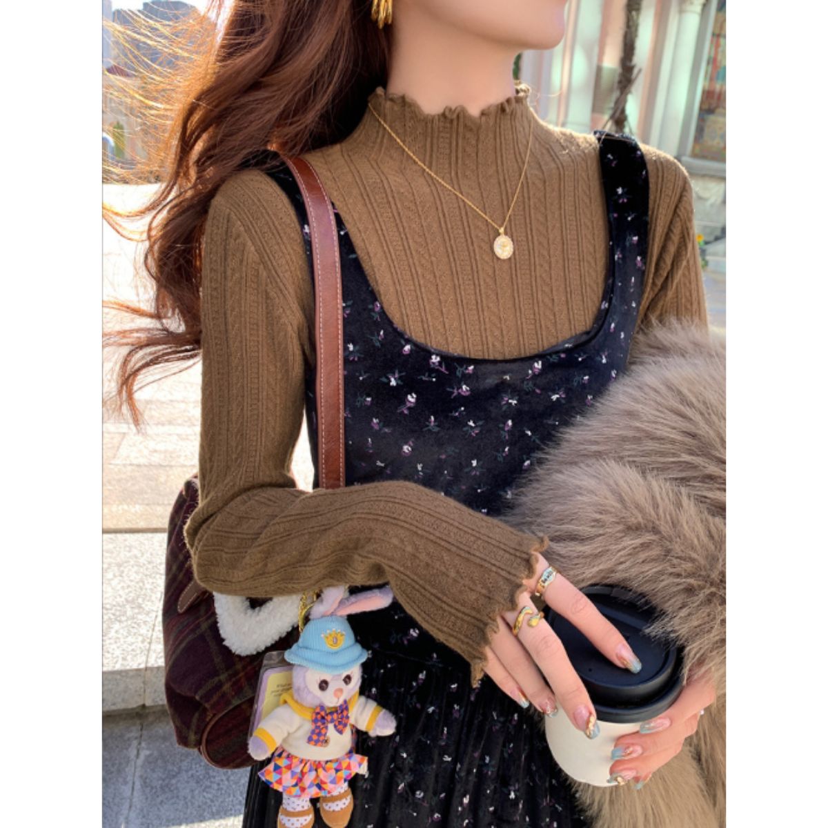 Knit/メロウフリルハイネックニット ST/No.22209
