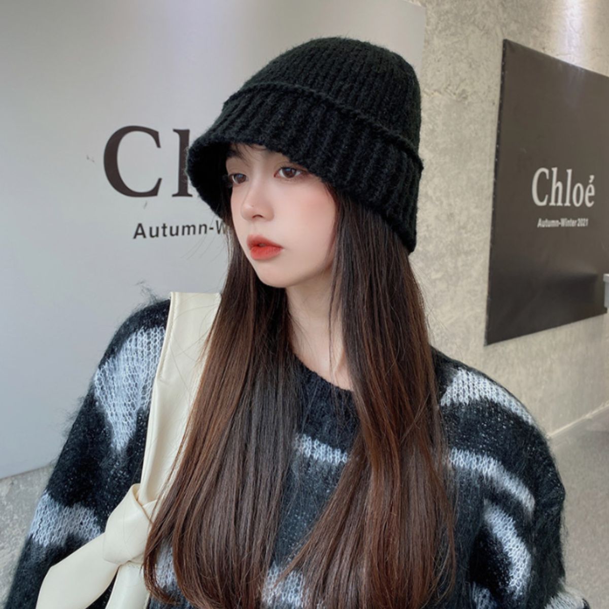Hat/ニットバケットハット ST/No.22213