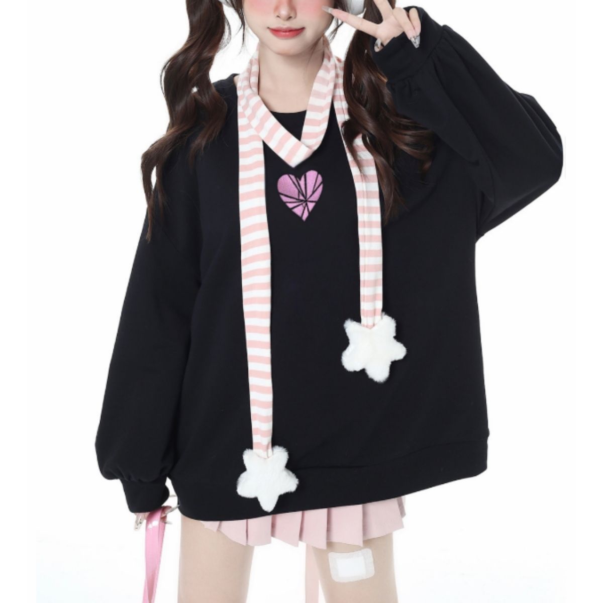 Tops/バックリボンデザインプルオーバー ST/No.22218