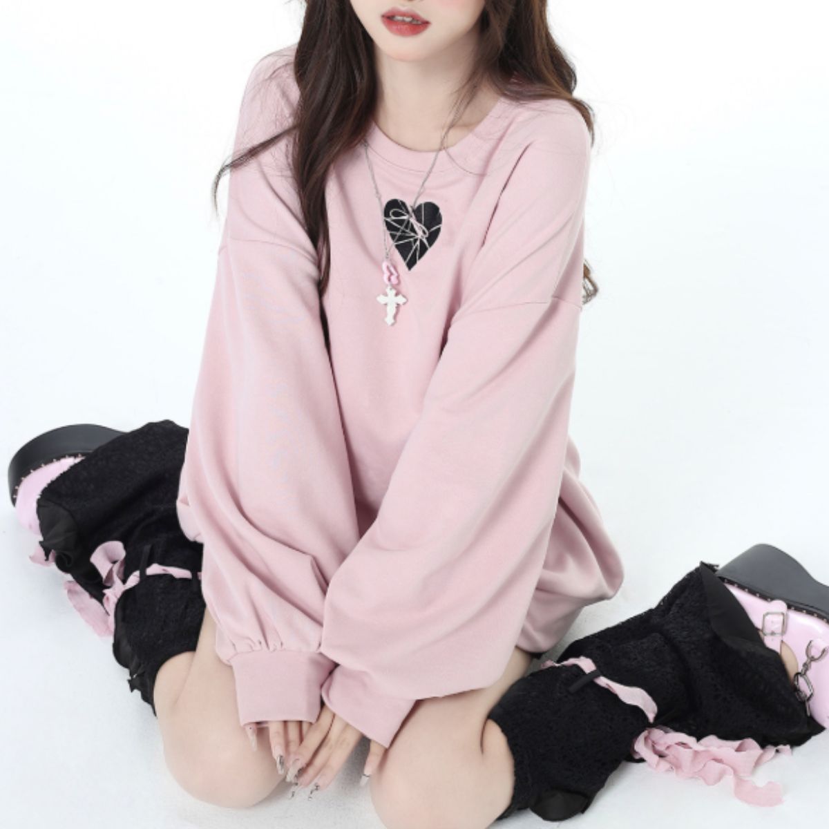 Tops/バックリボンデザインプルオーバー ST/No.22218