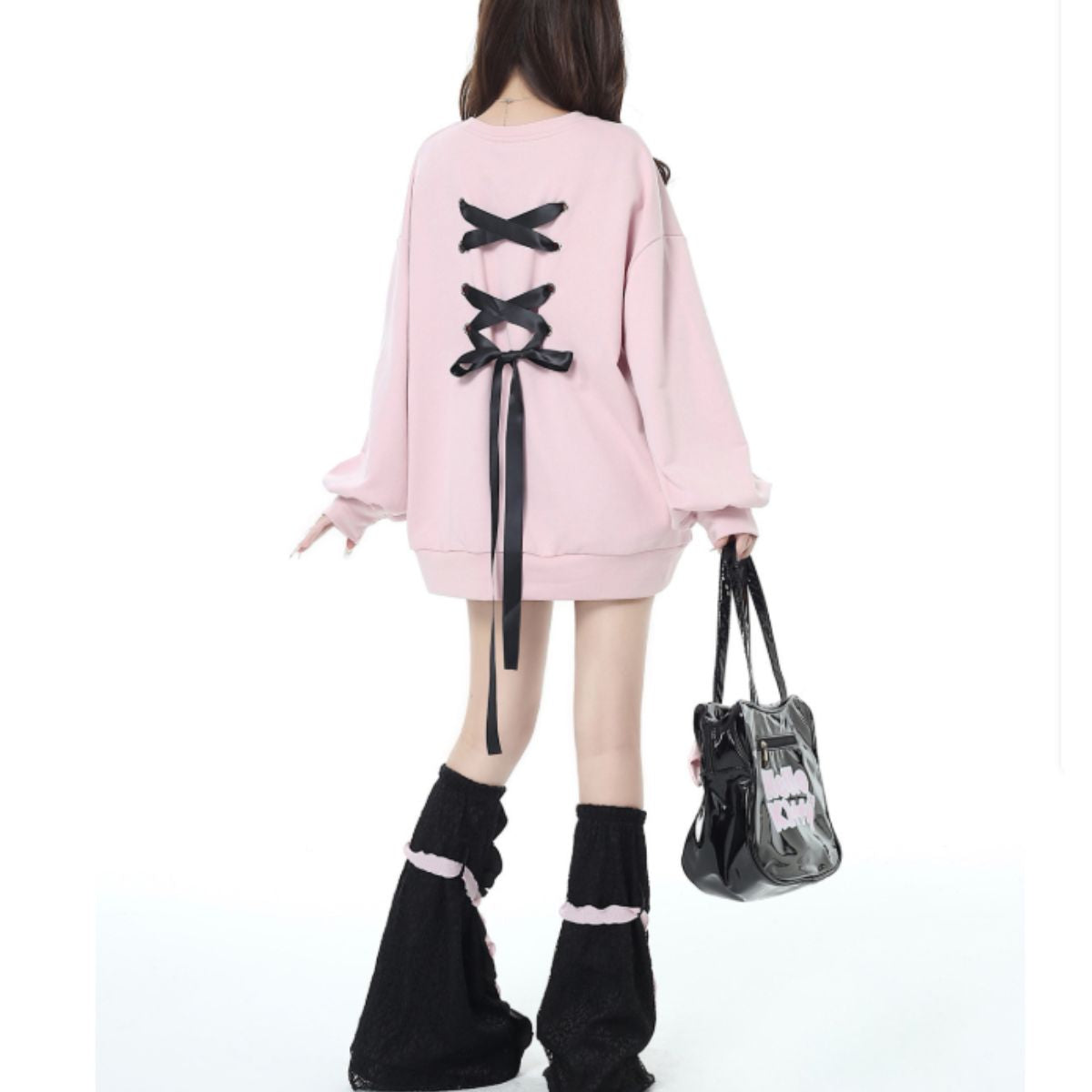 Tops/バックリボンデザインプルオーバー ST/No.22218