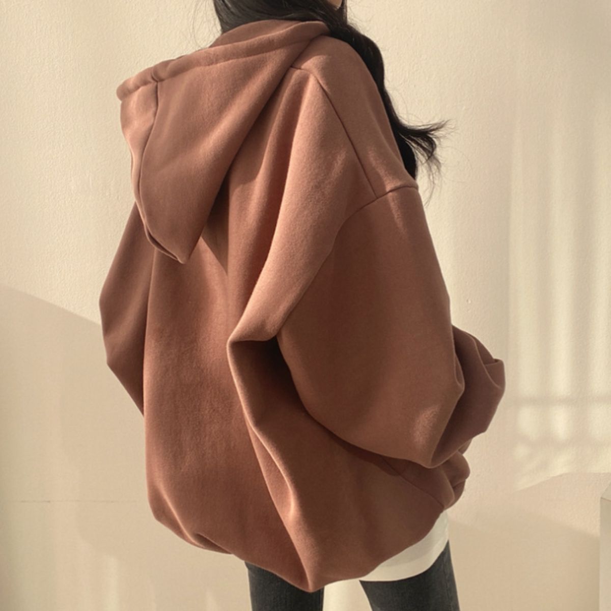 Parka/ハーフジップ裏起毛パーカー ST/No.22229