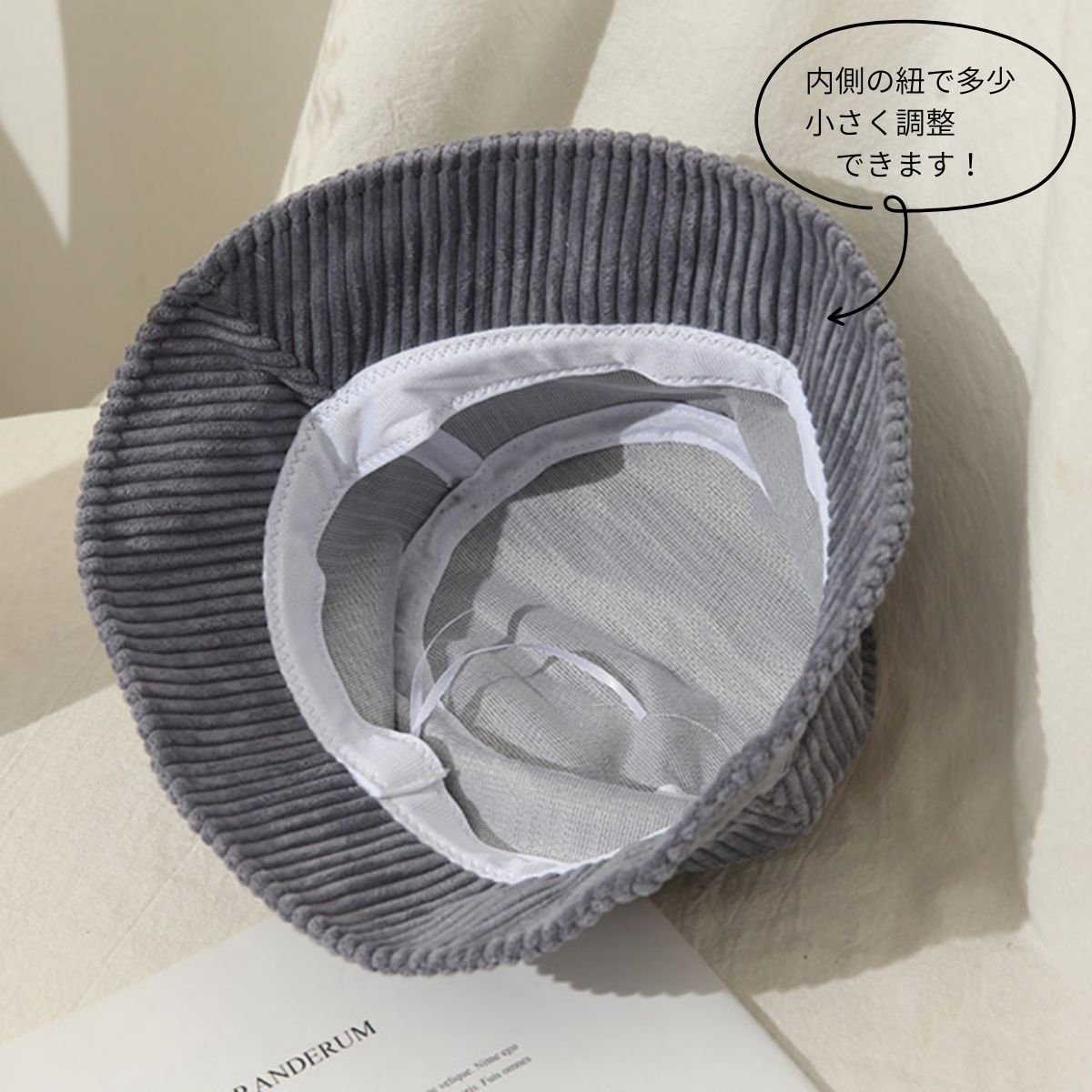 Hat/コーデュロイバケットハット ST/No.22241