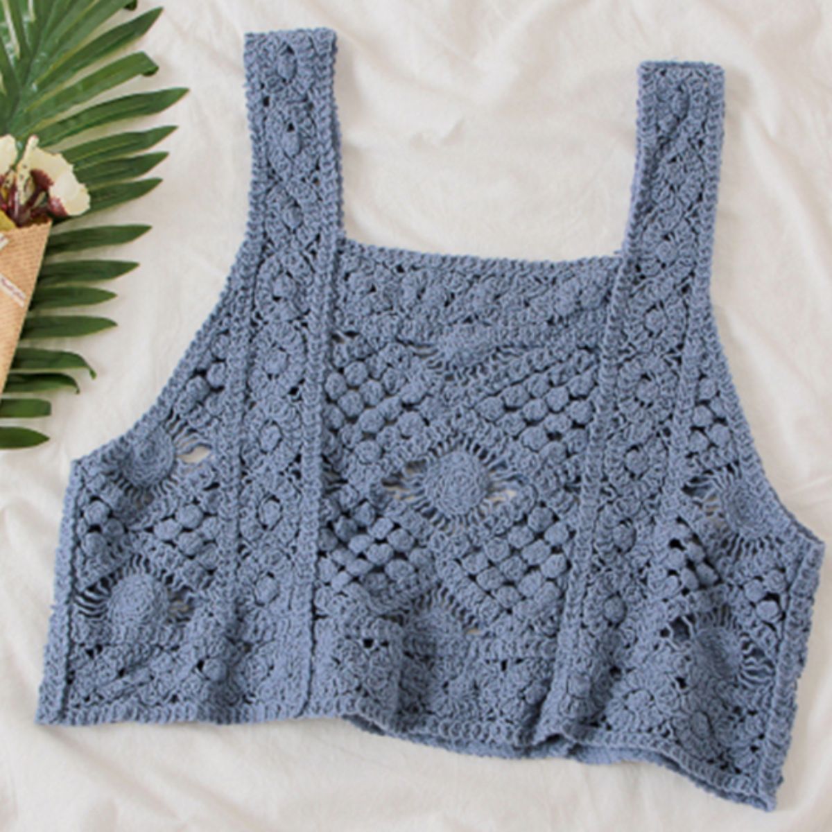 Tops/ナチュラルクロシェビスチェ ST/No.22242