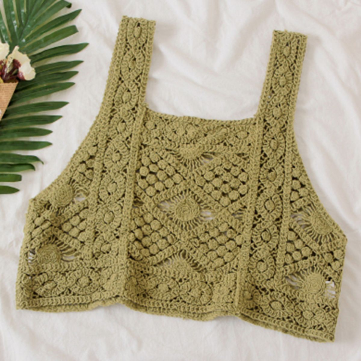 Tops/ナチュラルクロシェビスチェ ST/No.22242