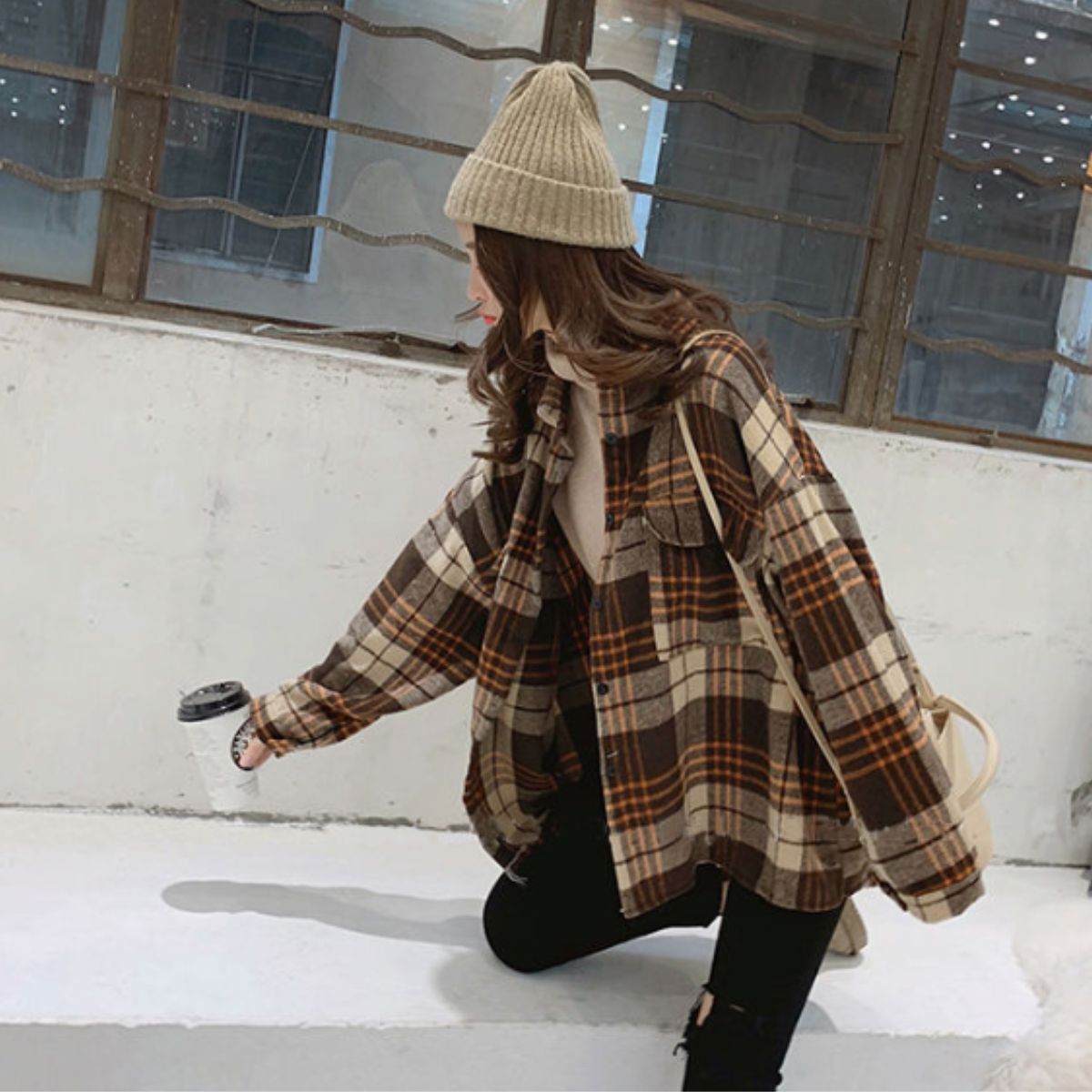 Shirts/チェック柄シャツジャケット ST/No.22243