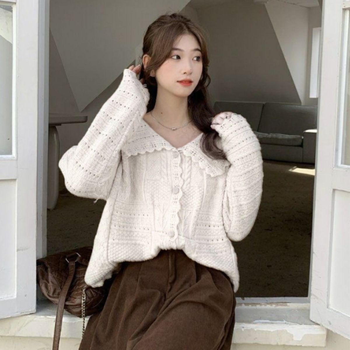 Tops/クラシカルニットカーディガン ST/No.22252