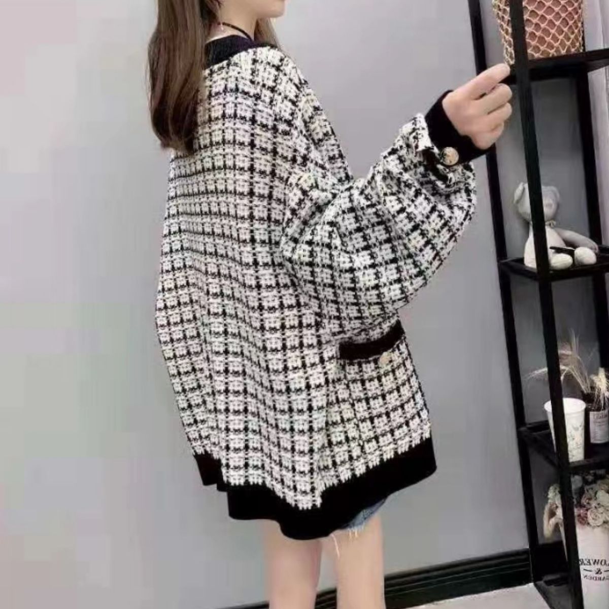 Tops/クラシカルツイード風カーディガン ST/No.22254