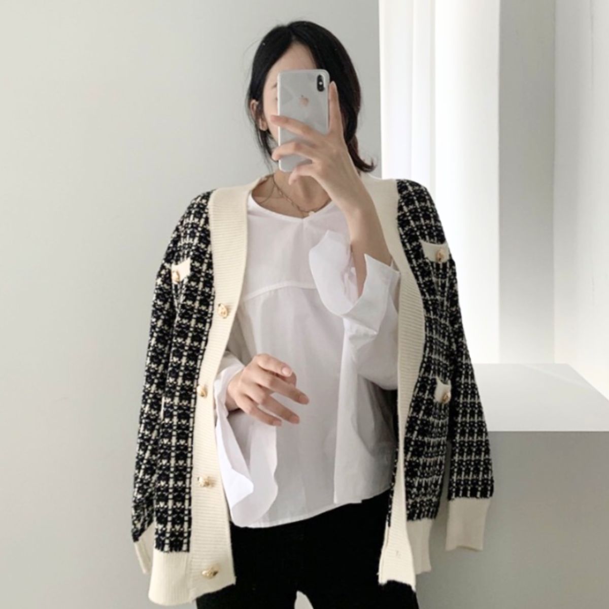 Tops/クラシカルツイード風カーディガン ST/No.22254