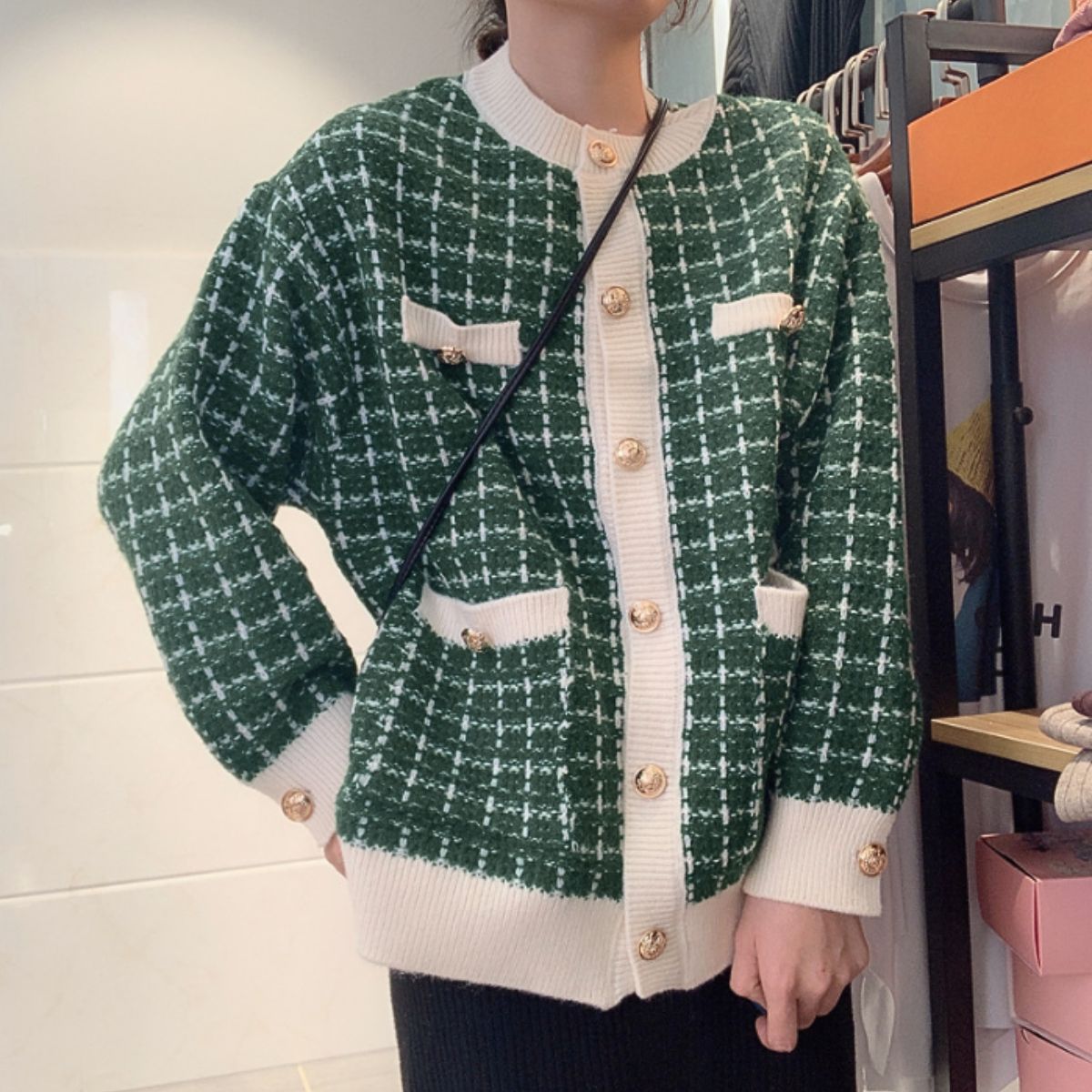 Tops/クラシカルツイード風カーディガン ST/No.22254