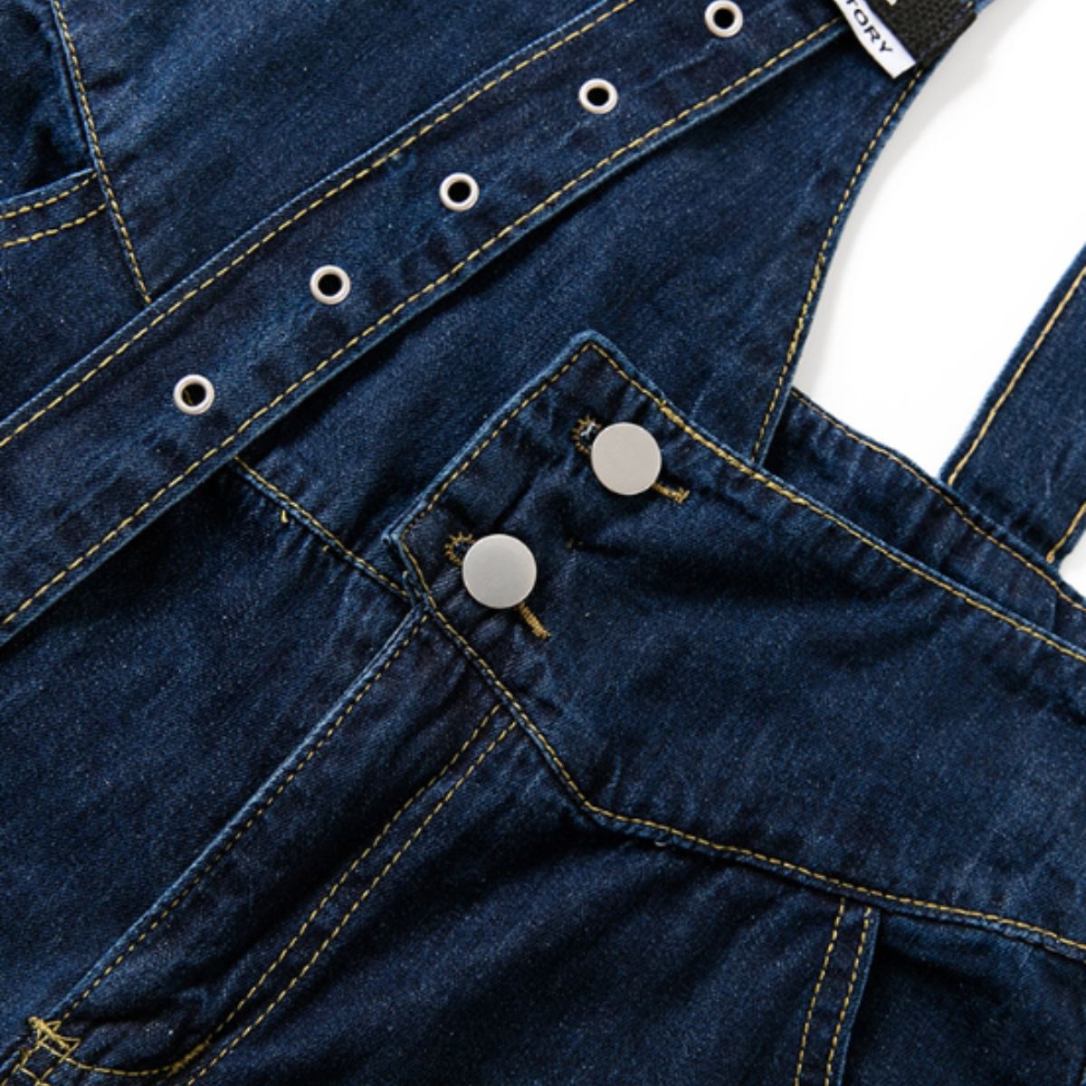 Overalls/ワンショルデニムサロペット ST/No.22259