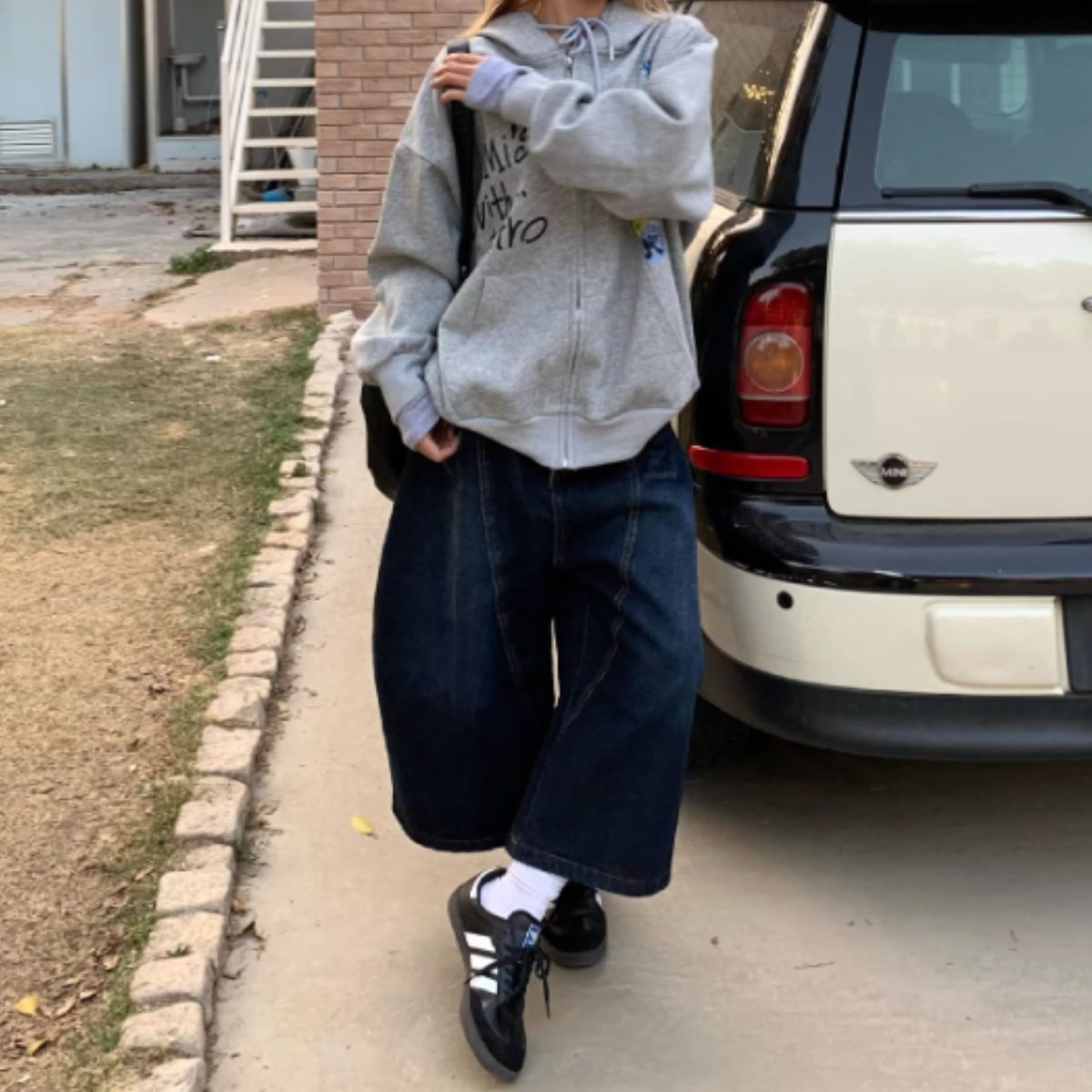 Pants/バッグロゴクロップドデニムパンツ ST/No.22267