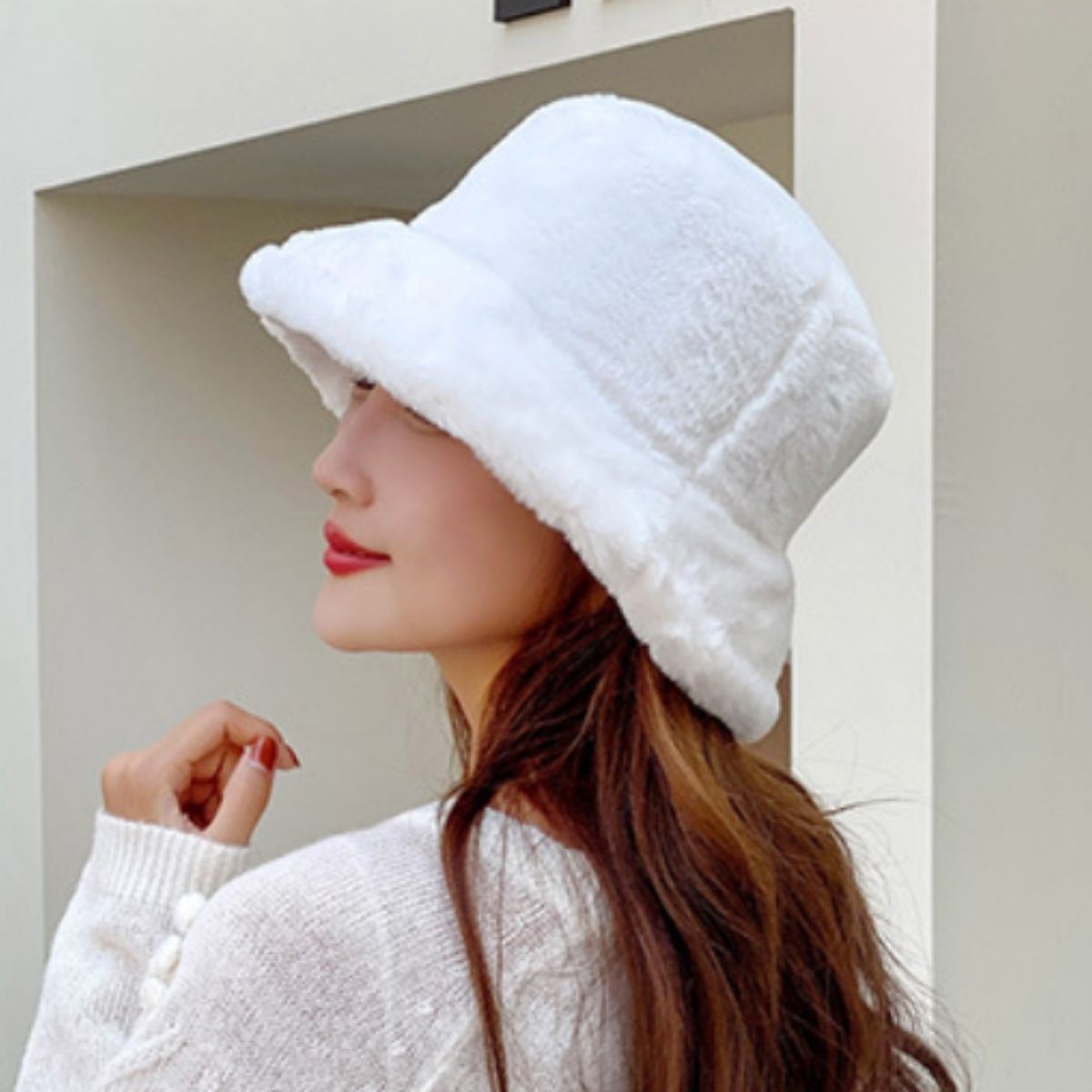 Hat/ファーバケットハット ST/No.22287