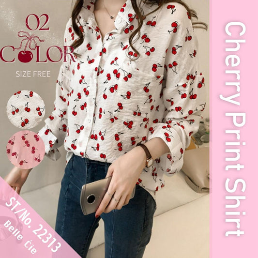 Shirts/チェリー総柄シャツ ST/No.22313