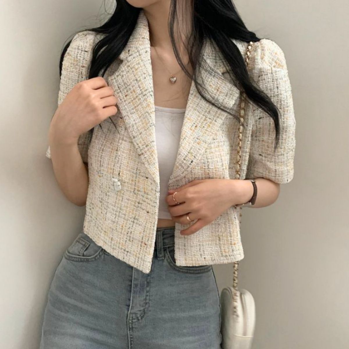 Jacket/ショートツイードジャケット ST/No.22378