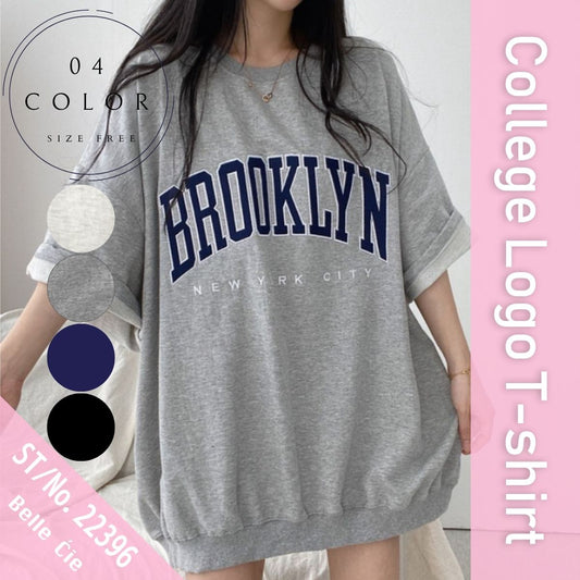 T-Shirts/カレッジロゴチュニックTシャツ ST/No.22396
