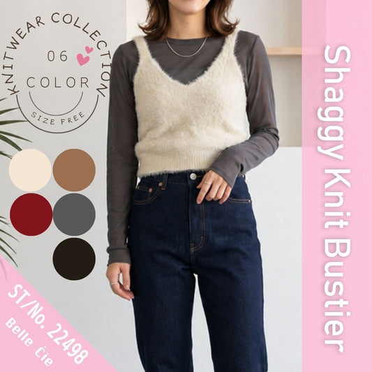 Tops/シャギーニットキャミビスチェ ST/No.22498