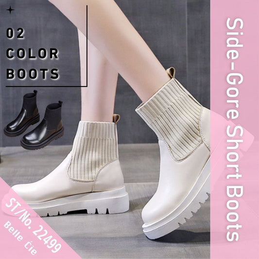 Others/サイドゴアショートブーツ ST/No.22499