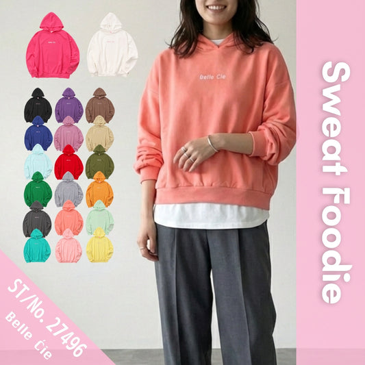 Foodie/カラーバリエーション豊富な20色パーカー ST/No.27496