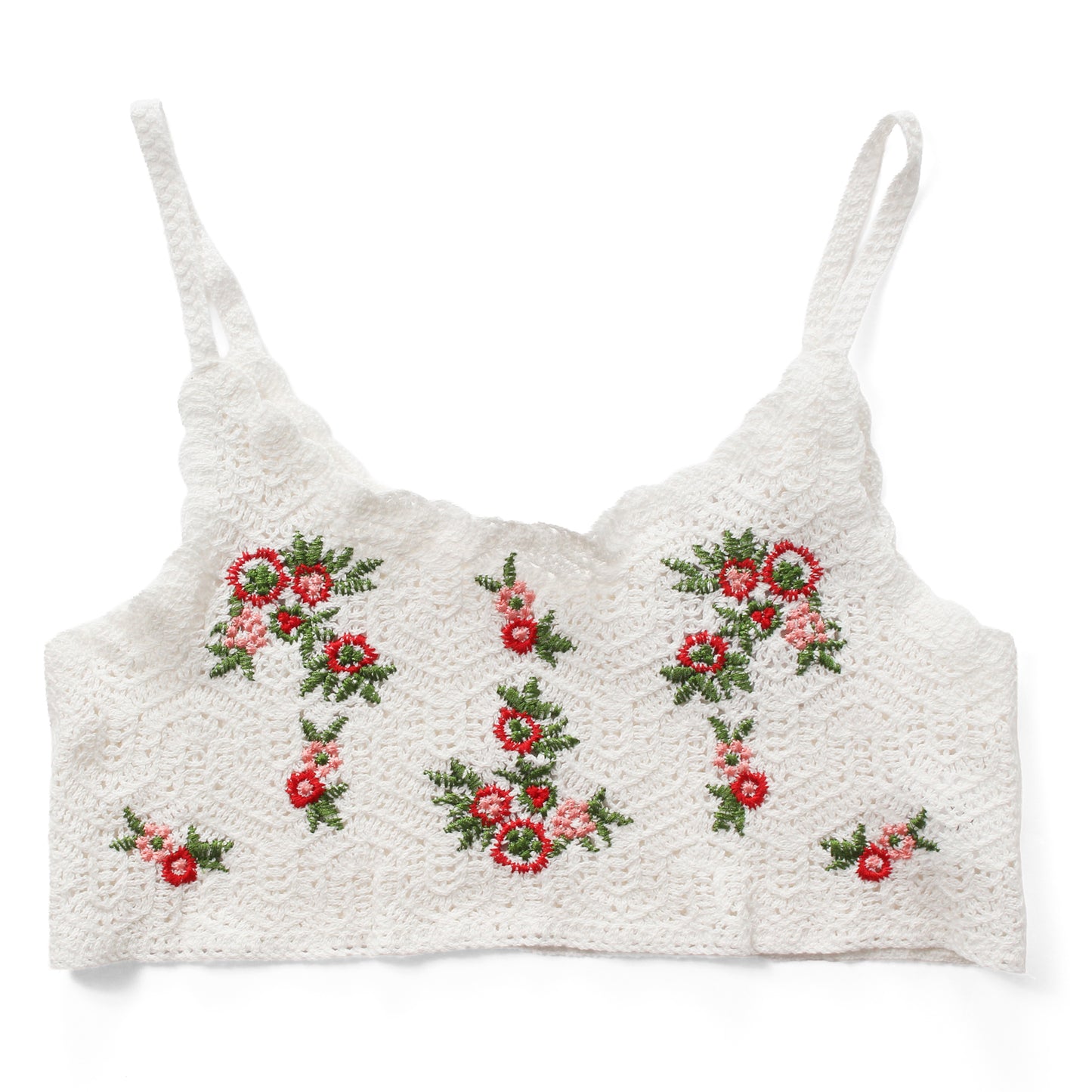 Knit/刺繍入りクロシェビスチェ ST/No.27666