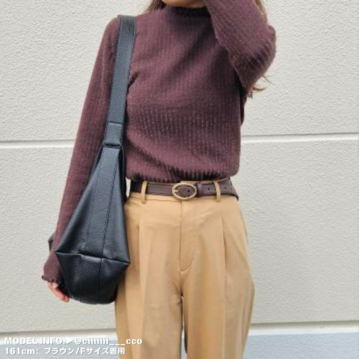 Knit/裏起毛ハイネックニットトップス ST/No.27783