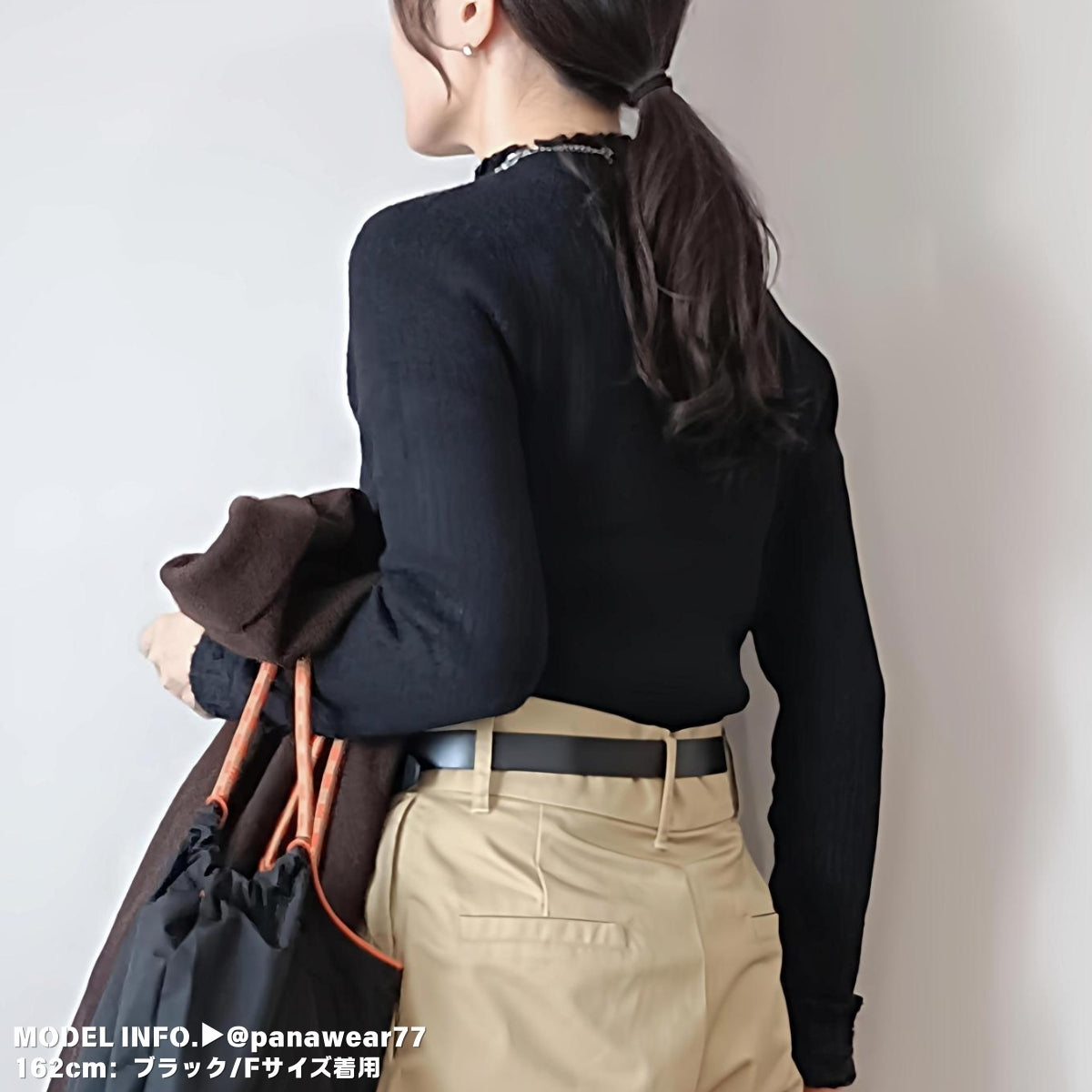 Knit/裏起毛ハイネックニットトップス ST/No.27783