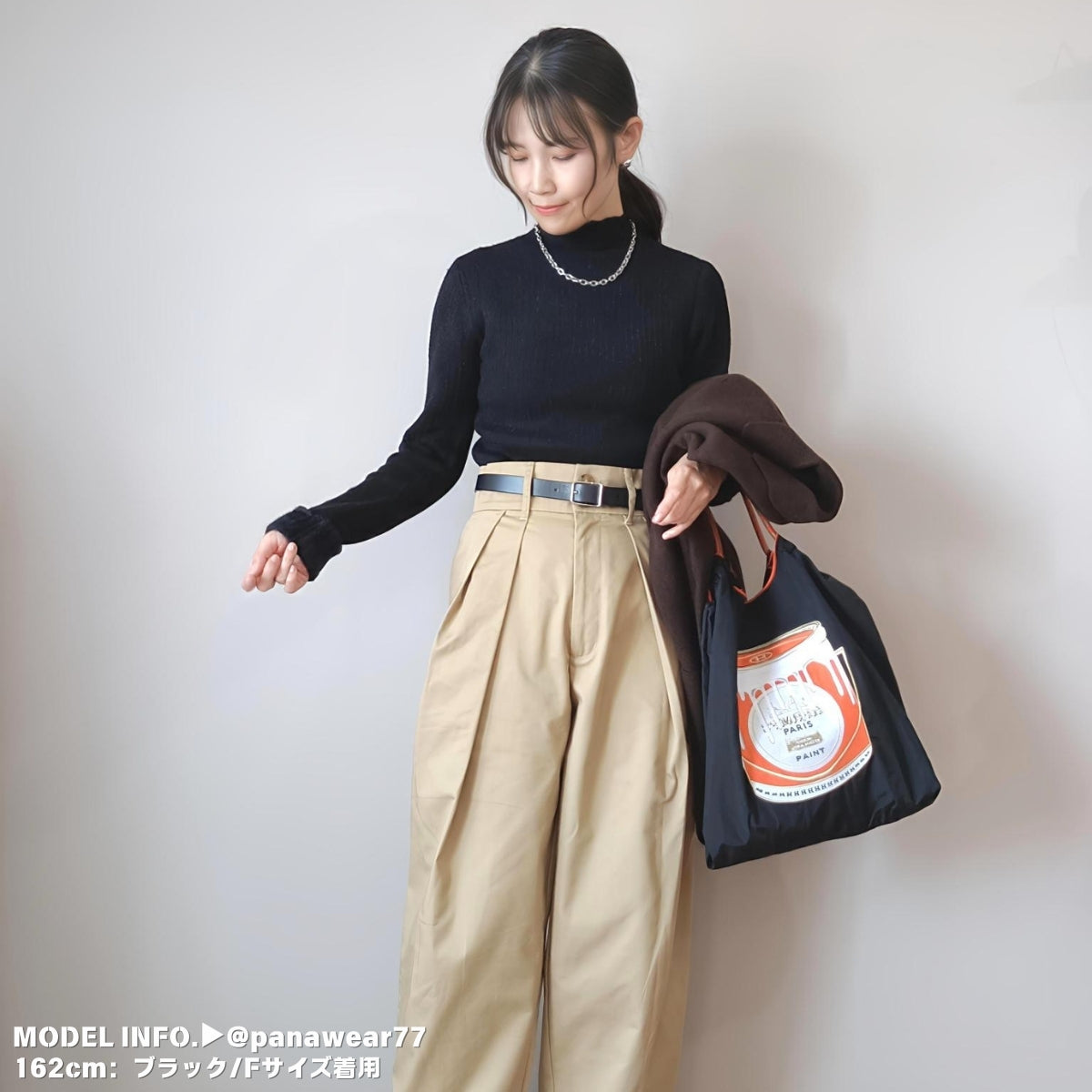 Knit/裏起毛ハイネックニットトップス ST/No.27783