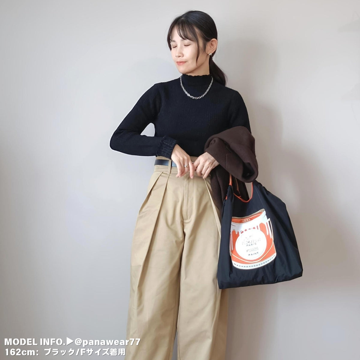 Knit/裏起毛ハイネックニットトップス ST/No.27783